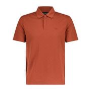 Elegant Poloshirt met Geborduurd Logo Embleem Emporio Armani , Red , H...