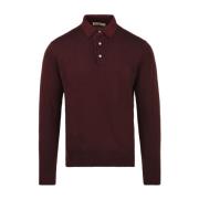 Bordeaux T-shirts en Polos Filippo De Laurentiis , Red , Heren