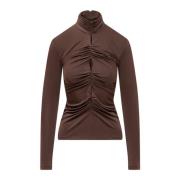 Bella Top - Stijlvol en Trendy Nineminutes , Brown , Dames