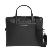 Moderne Zwarte Laptoptas Calvin Klein , Black , Heren