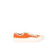 Ronde Neus Logo Sneakers Pinko , Orange , Dames