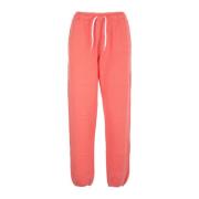 Comfortabele katoenmix sweatpants Ralph Lauren , Pink , Dames