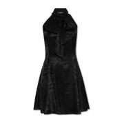 Mouwloze jurk Versace , Black , Dames