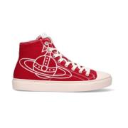 Rode Sneakers - Stijlvol en Trendy Vivienne Westwood , Red , Heren