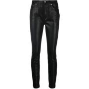 Audrey Hoge Taille Zwarte Jeans Dolce & Gabbana , Black , Dames