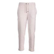 Jersey Joggers in Beige Brunello Cucinelli , Beige , Dames