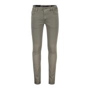 Grijze Denim 5-Pocket Broek Tramarossa , Gray , Heren