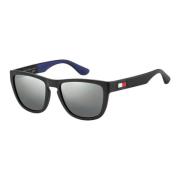 Stijlvolle zonnebril TH 1557/S Tommy Hilfiger , Black , Heren