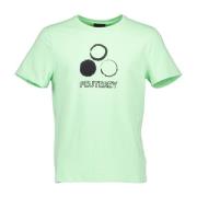 Lichtgroene T-shirts Peuterey , Green , Heren