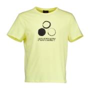 Gele T-shirts Peuterey , Yellow , Heren