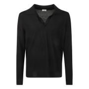 Zwarte Polo T-shirts en Polos Saint Laurent , Black , Heren