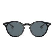 Vintage Romare Sun Gepolariseerde Zonnebril Oliver Peoples , Black , U...