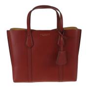 Perry Triple-Compartment Kleine Tote Tory Burch , Brown , Dames