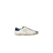 Witte lage top sneakers met asymmetrische band Philippe Model , White ...