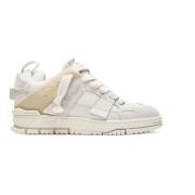 Gebied Patchwork Sneaker Axel Arigato , Beige , Heren