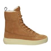 Gekonfijte Gember Hoge Sneaker Blackstone , Brown , Dames