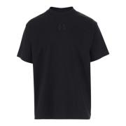 Zwart Katoenen T-Shirt met Logo Print 44 Label Group , Black , Heren
