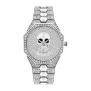 Modieuze Analoge Horloge met Rhinestone Wijzerplaat Police , Gray , Da...