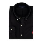 Casual Zwart Polo Overhemd Ralph Lauren , Black , Heren