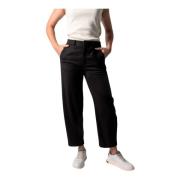 Serious Zwarte Broek Drykorn , Black , Dames