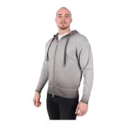 Grijze Zip-Through Sweatshirt voor Vrouwen Drykorn , Gray , Heren