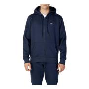 Heren Blauwe Hoodie Tommy Jeans , Blue , Heren