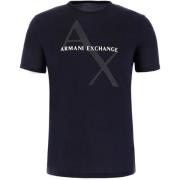 Regular Fit T-Shirt Armani Exchange , Blue , Heren