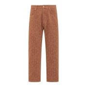 Straight Jeans Drole de Monsieur , Brown , Heren