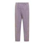 Straight Jeans Amish , Purple , Heren