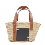 Pre-owned Raffia handbags Loewe Pre-owned , Brown , Dames