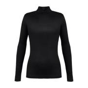 Hoogwaardige lange mouw blouse La Haine Inside Us , Black , Dames