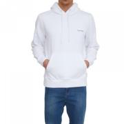 Heren Hoodie met Logo Calvin Klein , White , Heren