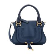 Kleine leren handtas met afneembare schouderriem Chloé , Blue , Dames