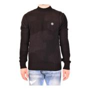 Stijlvolle Sweater Philipp Plein , Black , Heren