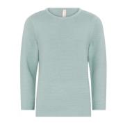 Gestructureerde A-Shape Trui Blouse Groen Skovhuus , Green , Dames