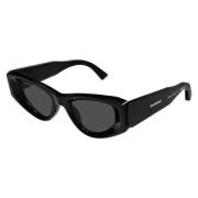 Black Grey Sunglasses Balenciaga , Black , Unisex