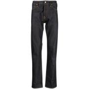 Rechte been denim jeans Evisu , Black , Heren