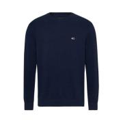 Heren Biologisch Katoenen Trui Tommy Jeans , Blue , Heren