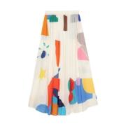 Lange rok met hoge taille G.Kero , Multicolor , Dames