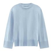 Lichtblauwe Truien Woolrich , Blue , Dames