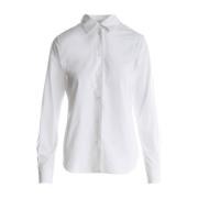 Het Witte Poplin Overhemd Aspesi , White , Dames