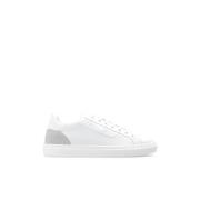 Sneakers met logo Moschino , White , Heren