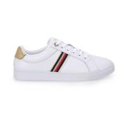 Stijlvolle YBS Webbing Sneakers Tommy Hilfiger , White , Dames