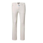 Witte Denim Jeans, Slim Fit, 5-Pocket Model Pierre Cardin , White , He...