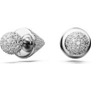 Maan Oorstekers, Rhodium Plated Swarovski , Gray , Dames