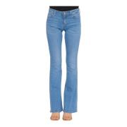 Flared Bottom Up Eco-vriendelijke Jeans Liu Jo , Blue , Dames