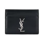 Wallets Cardholders Saint Laurent , Black , Heren