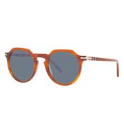 Vintage Geometrische Zonnebril Persol , Brown , Unisex