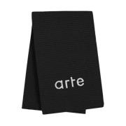 Aaron Gebreide Sjaal Arte Antwerp , Black , Unisex