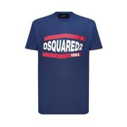 Klassiek T-Shirt Dsquared2 , Blue , Heren